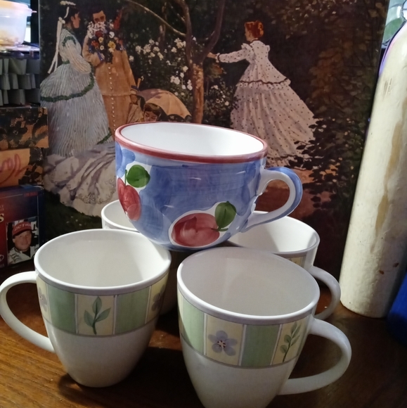 🍵 Good House Keeping,Set Of 4 Vintage Coffee Mug 🍩🍱Size 4.5"×4.5,"Gift It. - Picture 13 of 13